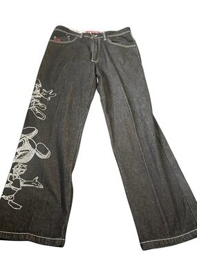 Black Disney Jeans Sz 36